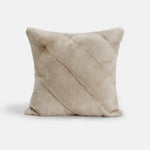 BACK TO SIDE - NATURAL MINK CUSHION
