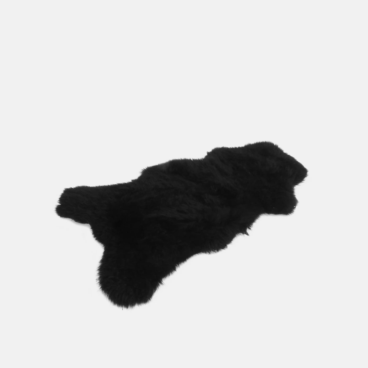 OLLENGO RUG - BLACK SHEARLING SHEEPSKIN RUG