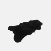 OLLENGO RUG - BLACK SHEARLING SHEEPSKIN RUG