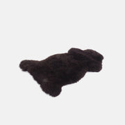 OLLENGO RUG - DARK BROWN SHEARLING SHEEPSKIN RUG