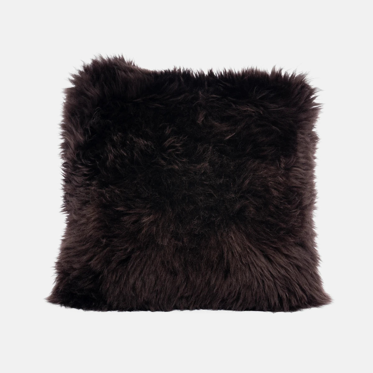 OLLENGO - DARK BROWN SHEARLING SHEEPSKIN CUSHION