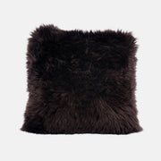 OLLENGO - DARK BROWN SHEARLING SHEEPSKIN CUSHION