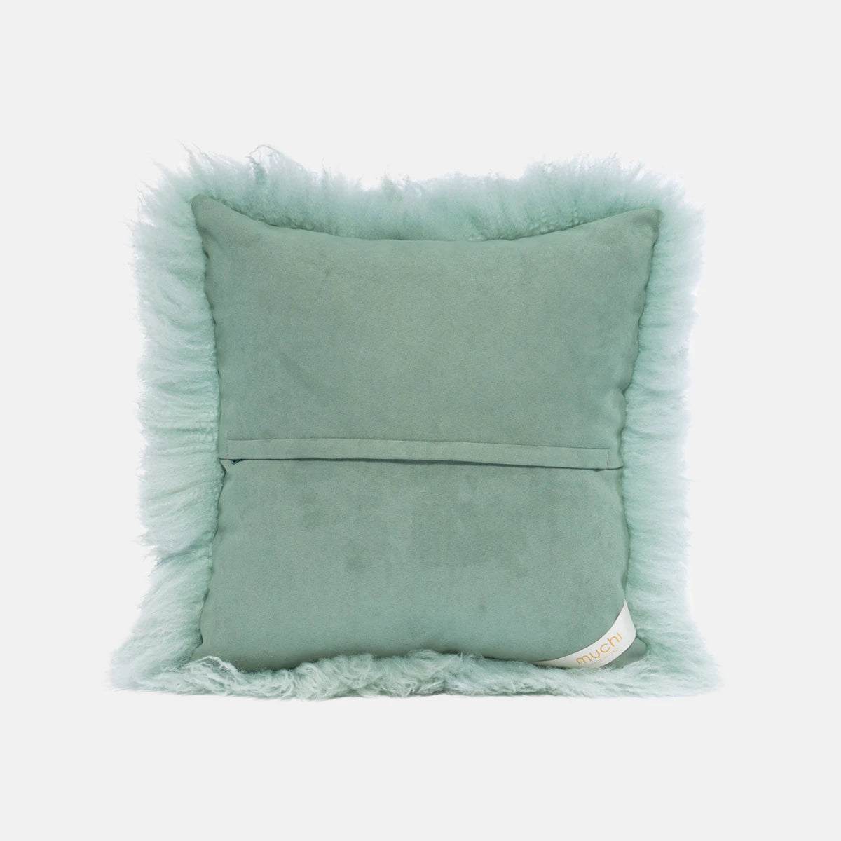 OLLENGO - JADE GREEN SHEARLING SHEEPSKIN CUSHION