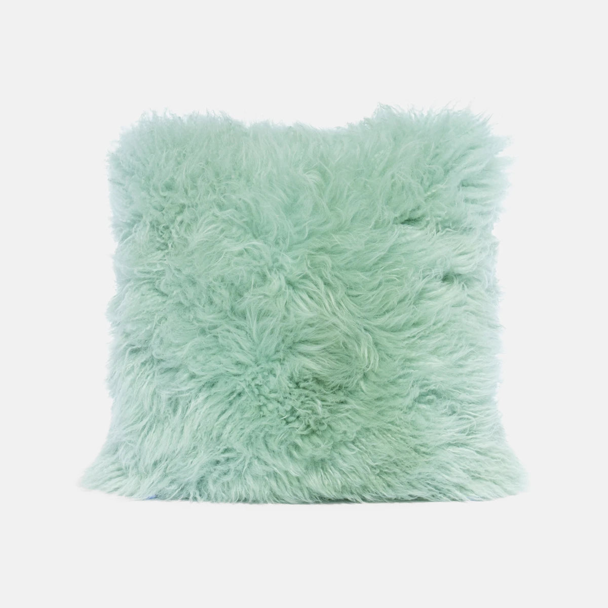 OLLENGO - JADE GREEN SHEARLING SHEEPSKIN CUSHION