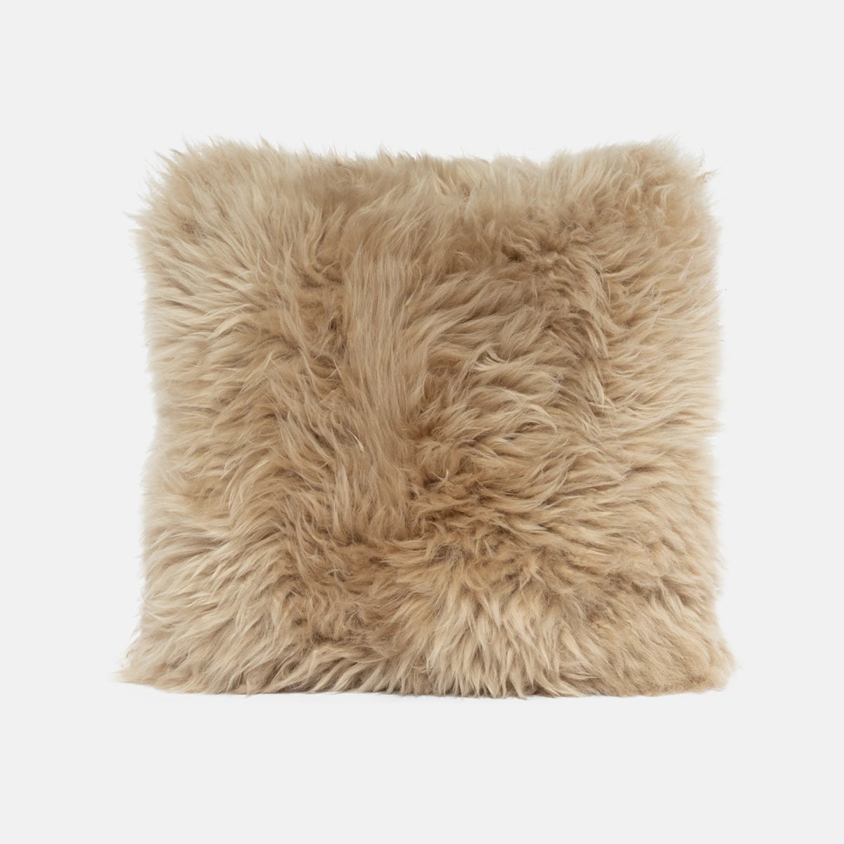 OLLENGO - CAMEL SHEARLING SHEEPSKIN CUSHION