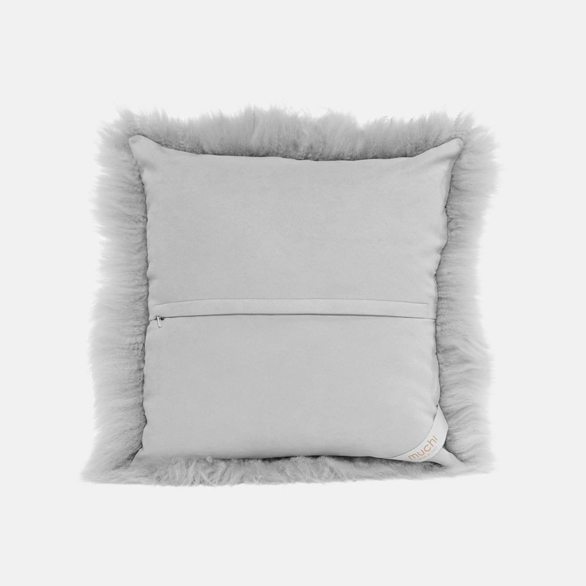 OLLENGO - LIGHT GREY SHEARLING SHEEPSKIN CUSHION