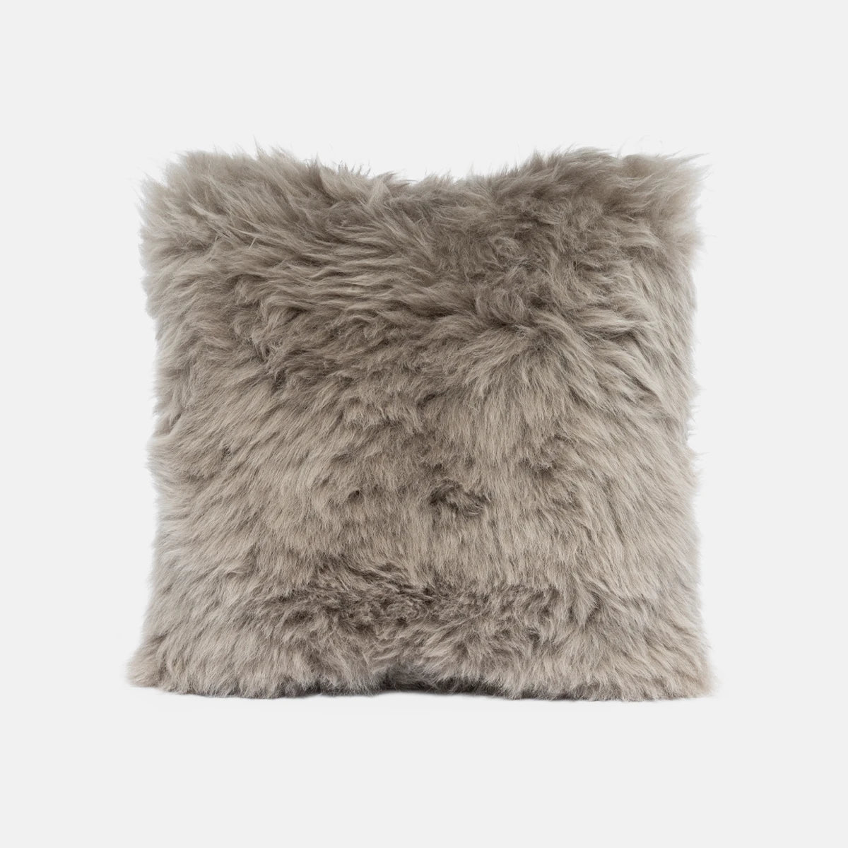 OLLENGO - TAUPE SHEARLING SHEEPSKIN CUSHION