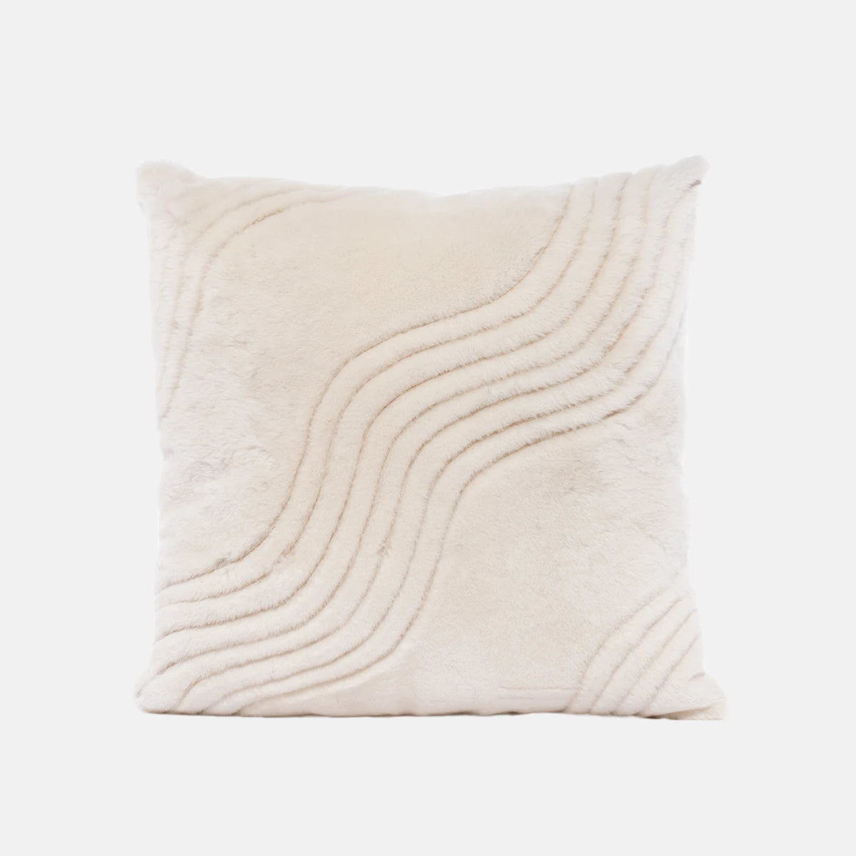 SAND - Merino Shearling fur cushion