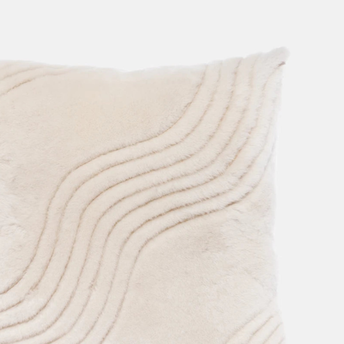 SAND - Merino Shearling fur cushion