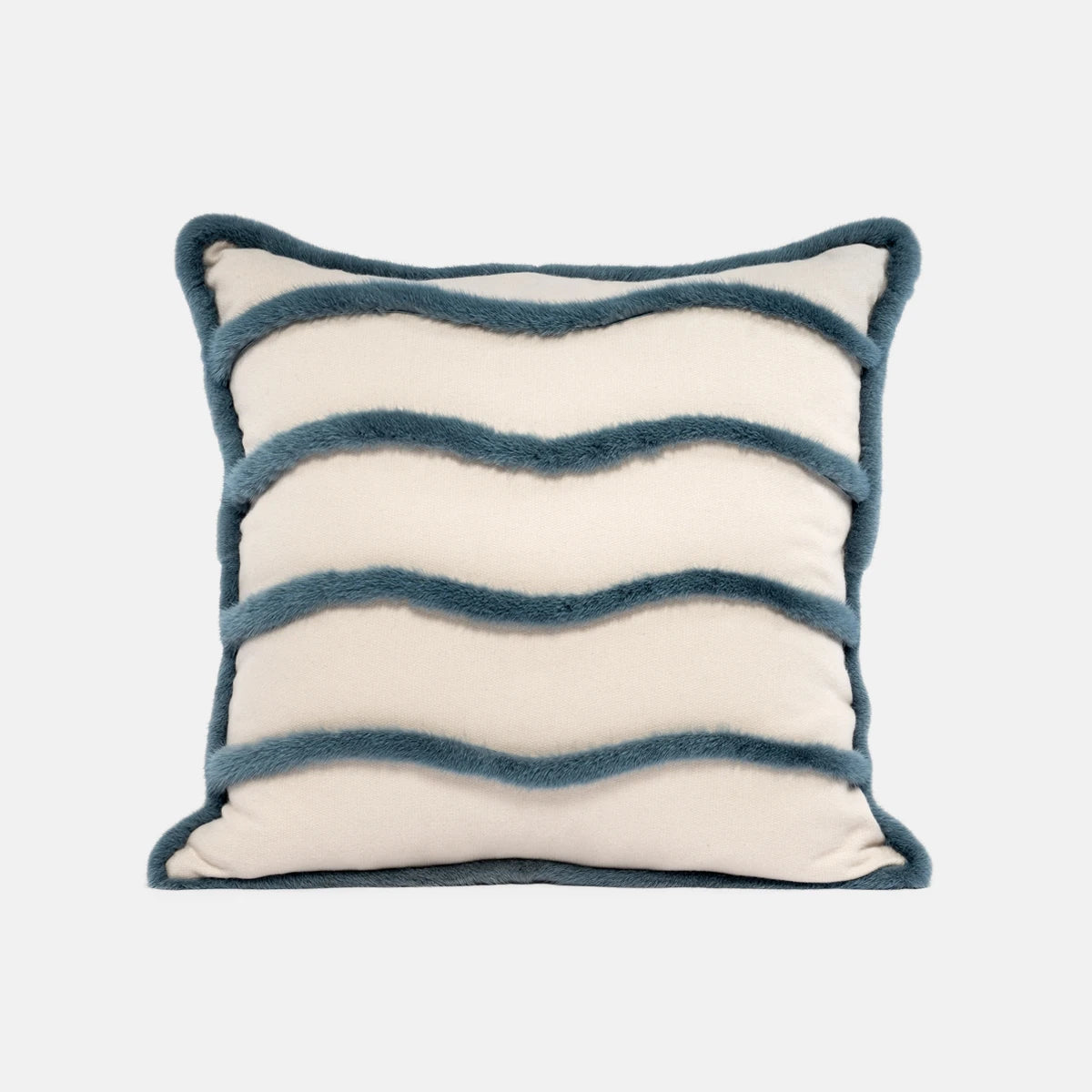SWASH - CASHMERE WITH MINK FUR TRIM CUSHION