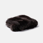 SHADES OF GREY - FOX FUR THROW BLANKET