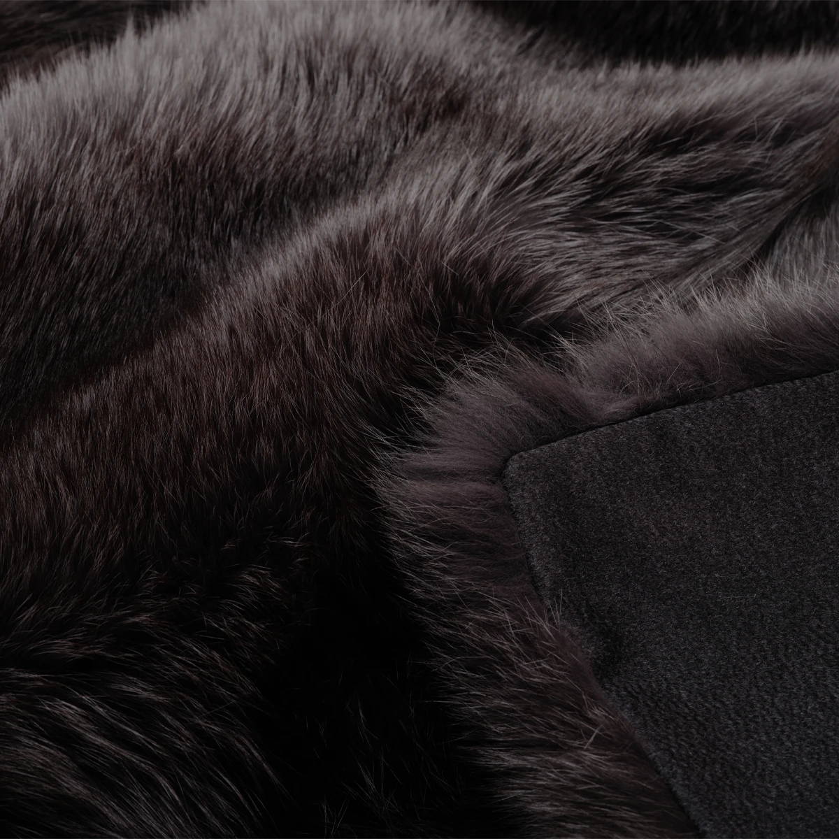SHADES OF GREY - FOX FUR THROW BLANKET