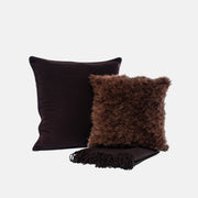 CHOCOLATE - CASHMERE CUSHION SET