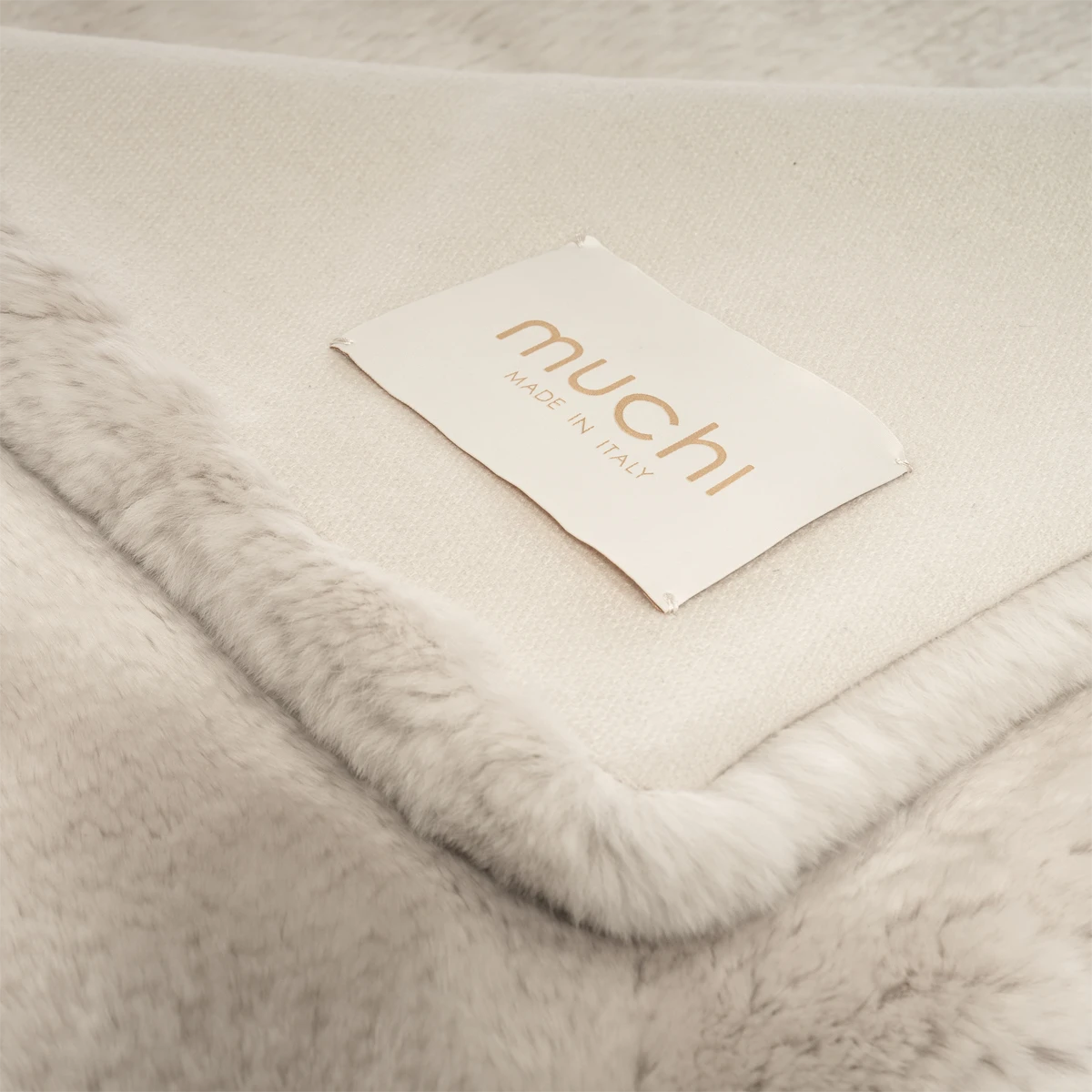 SOFT WARMTH - PERFORATED SUPERIOR LAPIN & PURE CASHMERE THROW