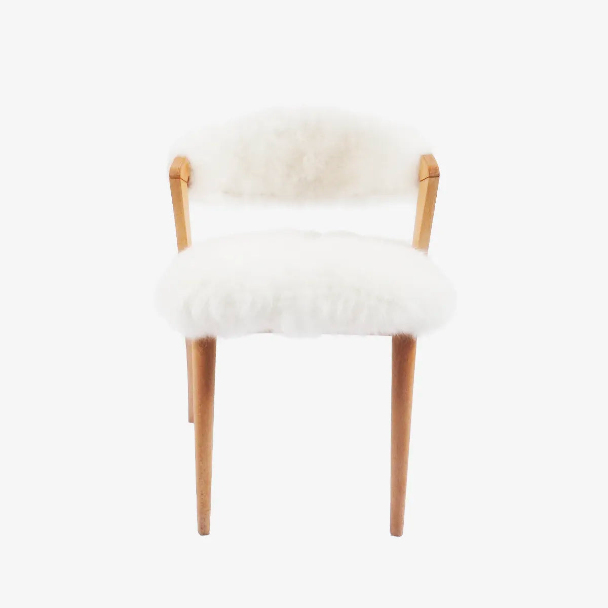 CLOUDY - NATURAL CASHMERE FUR CHAIR