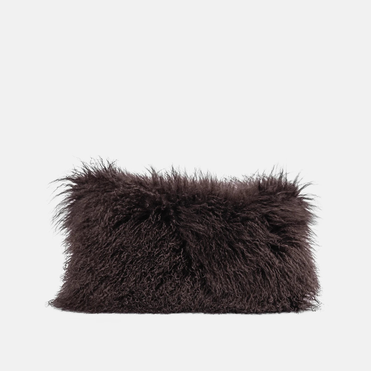 CURL - DARK BROWN LUMBAR TIBET LAMB CUSHION