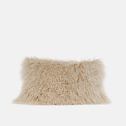 CURL - LIGHT BEIGE LUMBAR TIBET LAMB CUSHION
