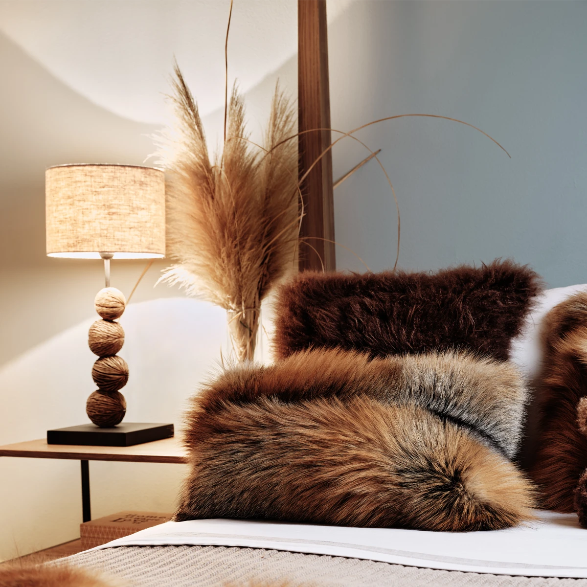 SUNSET - GOLD CROSS FOX CUSHION