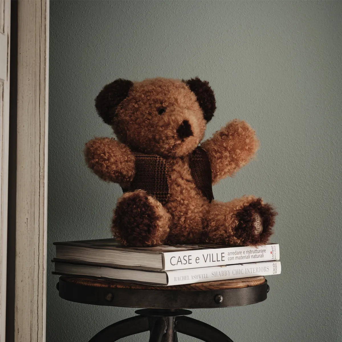 BERRY - CASHMERE TEDDY BEAR